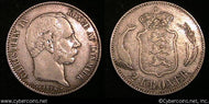 Denmark, 1876, 2 Krone, KM798.1, VF