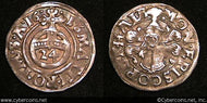 Germany/Halberstadt, 1616, 1/24 Thaler, KM9