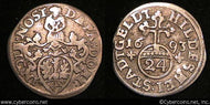 Germany/Hildesheim, 1693, 1/24 Thaler,