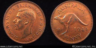 Australia, 1944(p), 1 penny, AU, KM36