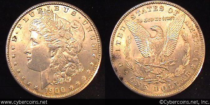 1900 Morgan Dollar, MS63