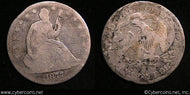 1877 Seated Half, Grade= G
