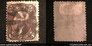 US #76 5 Cents Jefferson - Used - some details