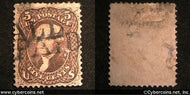 US #76 5 Cents Jefferson - Used - some details