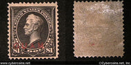 Guam $1 Overprint #12 - Mint - light hinge.