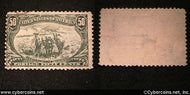 US #291 50 Cent Prospector - Used - Light