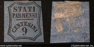Italy/Parma #PR2a - 9 Cent - Mint - heavy