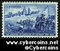 Scott 1000 mint 3c - The Landing of Cadillac at Detroit