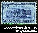 Scott 1006 mint sheet 3c (50) - B & O Railroad