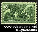 Scott 1023 mint sheet 3c (50) - Sagamore Hill
