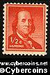 Scott 1030 mint 1/2c - Benjamin Franklin