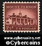 Scott 1032 mint 1 1/2c - Mount Vernon