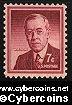 Scott 1040 mint 7c - Woodrow Wilson(1956)