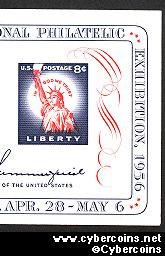 Scott 1075B mint 8c - Statue of Liberty