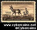 Scott 1078 mint 3c - Wildlife Conservation, Antelope