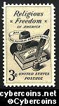 Scott 1099 mint sheet 3c (50) - Religious Freedom In America