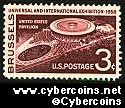 Scott 1104 mint sheet 3c (50) - Brussels Exhibition