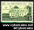 Scott 1108 mint sheet 3c (50) - Gunston Hall