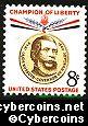 Scott 1118 mint 8c - Lajos Kossuth