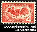Scott 1120 mint sheet 4c (50) - Overland Mail