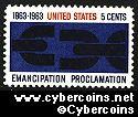 Scott 1233 mint sheet 5c (50) - Emancipation Proclamation