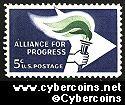 Scott 1234 mint sheet 5c (50) - Alliance for Progress
