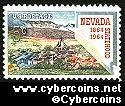 Scott 1248 mint sheet 5c (50) - Nevada Statehood