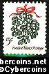 Scott 1255 mint 5c - Mistletoe