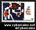 Scott 1259 mint sheet 5c (50) - Modern Art