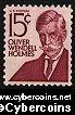 Scott 1288 mint 15c - O. W. Holmes, die 1 (1968)