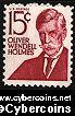 Scott 1288d mint 15c - O. W. Holmes, die 2 (1979)
