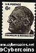 Scott 1305 mint  6c -   F. D. Roosevelt (1968)