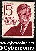 Scott 1305Ei mint  15c -   O. W. Holmes die 2 (1979)