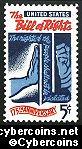 Scott 1312 mint sheet 5c (50)- Bill of Rights 175th Anniversary