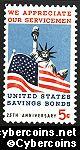 Scott 1320 mint 5c - Servicemen - Savings Bonds