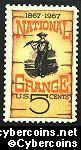 Scott 1323 mint sheet 5c (50) - National Grange