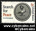 Scott 1326 mint sheet 5c (50) - Search for Peace