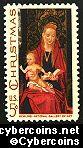 Scott 1336 mint 5c - Christmas 1967