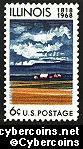 Scott 1339 mint 6c - Illinois Statehood