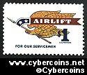 Scott 1341 mint $1 - Airlift to Servicemen