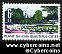 Scott 1365 mint 6c - Azaleas & Tulips