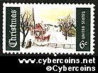 Scott 1384 mint 6c - Christmas 1969