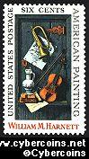 Scott 1386 mint sheet 6c (32) - William M. Harnett