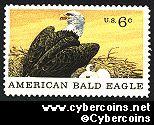 Scott 1387 mint 6c - American Bald Eagle