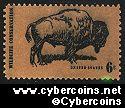 Scott 1392 mint sheet 6c (50) - Wildlife Conservation - Buffalo