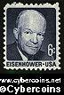 Scott 1393 mint 6c - D. Eisenhower