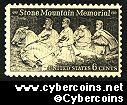 Scott 1408 mint sheet 6c (50) - Stone Mountain Memorial