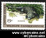 Scott 1428 mint 8c - Alligator