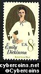 Scott 1436 mint sheet 8c (50) - Emily Dickinson