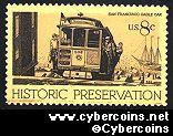 Scott 1442 mint 8c - Cable Car